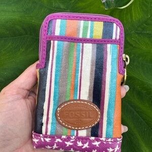 Fossil Striped Multicolor Wallet